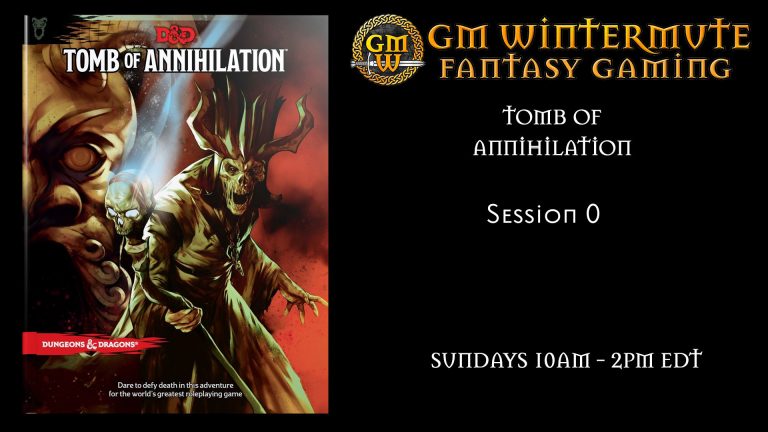 Tomb of Annihilation Campaign Rules