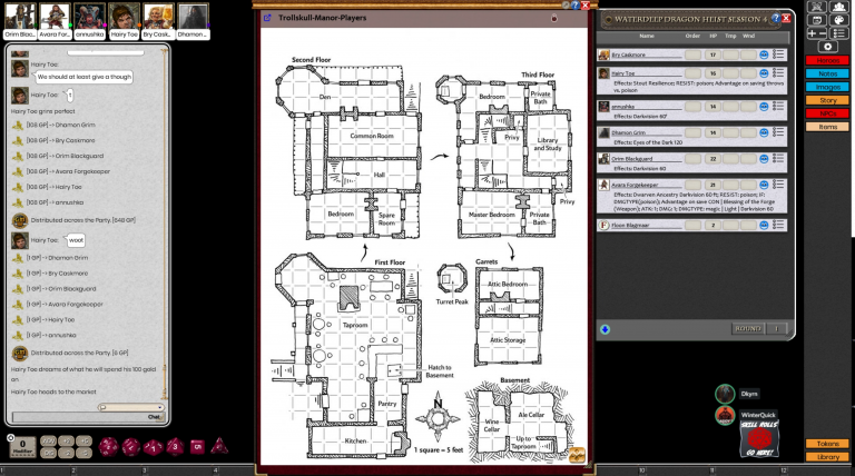 Waterdeep Dragon Heist Session 5 – Fireball in the City